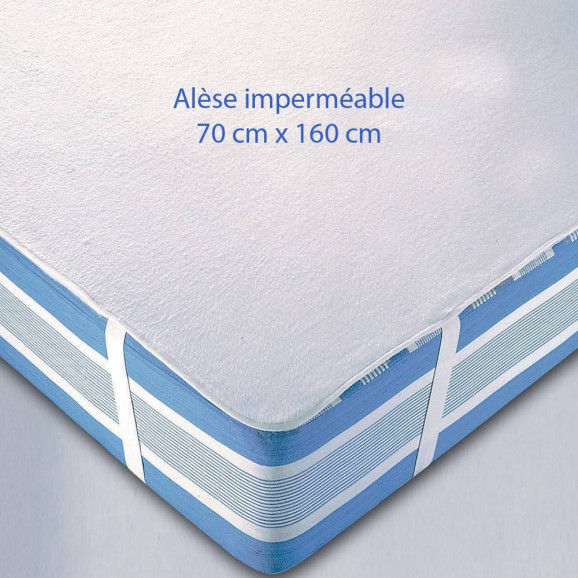 Alèse imperméable 160 x 70 cm pour lit junior 