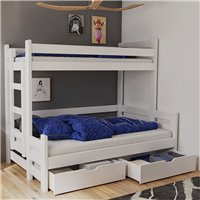 Lit superposé BENJI - Blanc