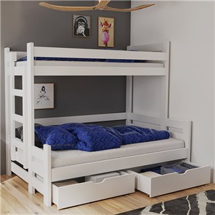 Lit superposé BENJI - Blanc