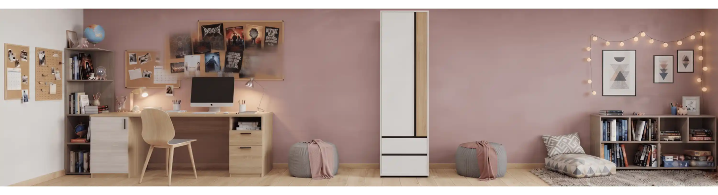 Armoire simple une porte | Petite Chambre