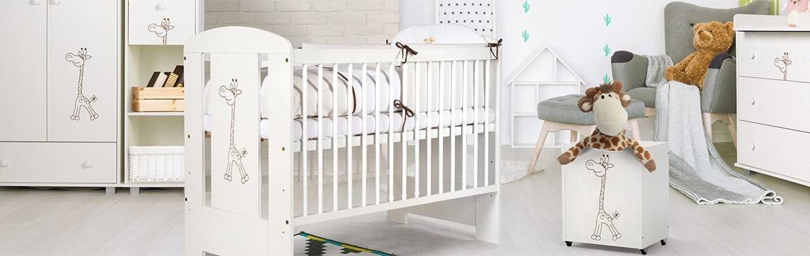 Chambre de bébé, collection Girafe Blanche, une décoration raffinée
