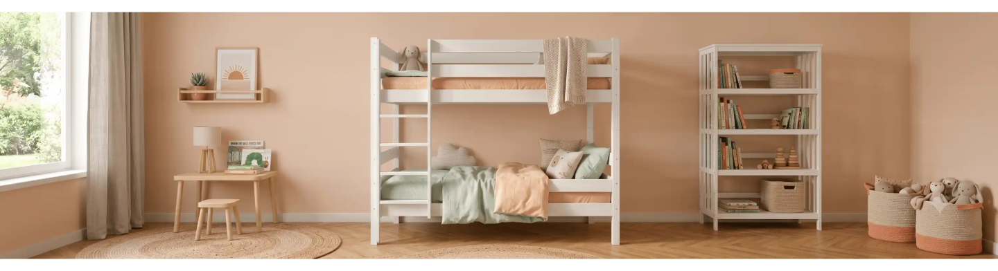 Lits Superposés Enfant & Ado en Bois Massif | Petite Chambre