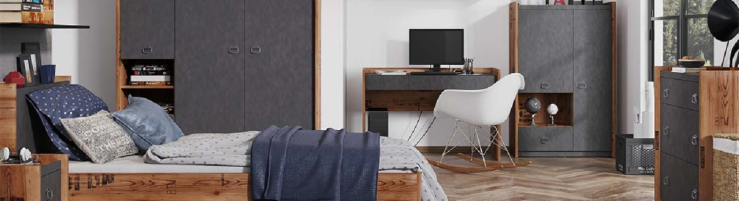 Chambre adolescent collection Fargo | Petite Chambre