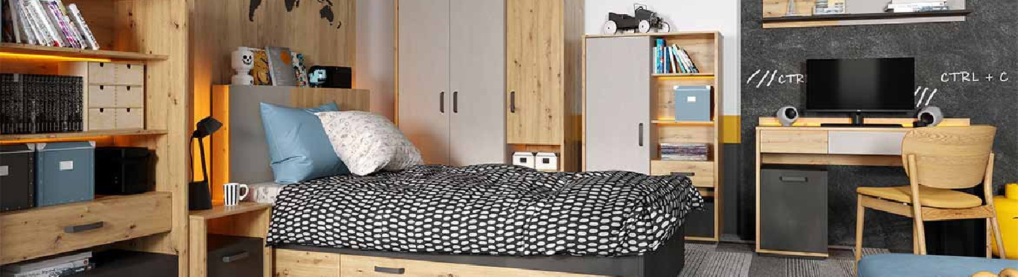 Collection QUBIC pour ado moderne et design | PetiteChambre