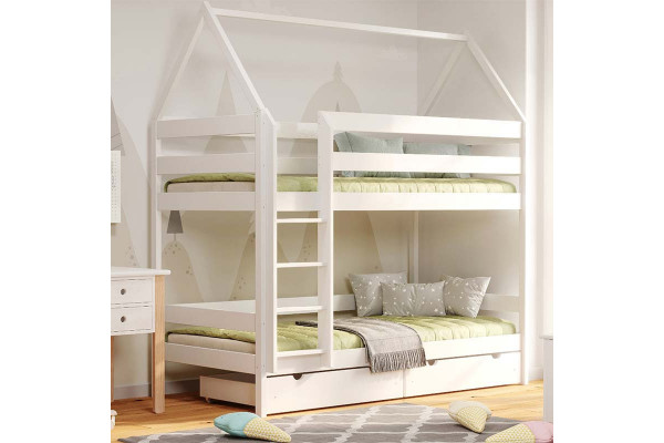 Lit superposé en bois pour enfant : un choix pratique, sécurisé et durable pour aménager une petite chambre