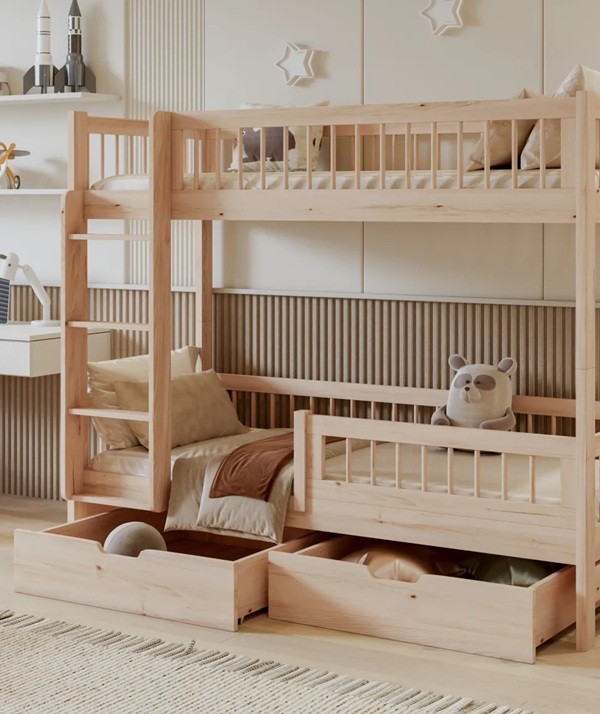 Nos lit superposés 2 et 3 couchages