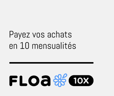 Payez en 10x avec Floa ! Un crédit vous engage et doit être remboursé. Vérifiez vos capacités de remboursement avant de vous engager.