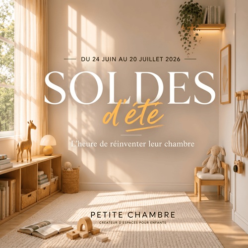 Solde d'été 2026 - L'heure de réinventer leur chambre